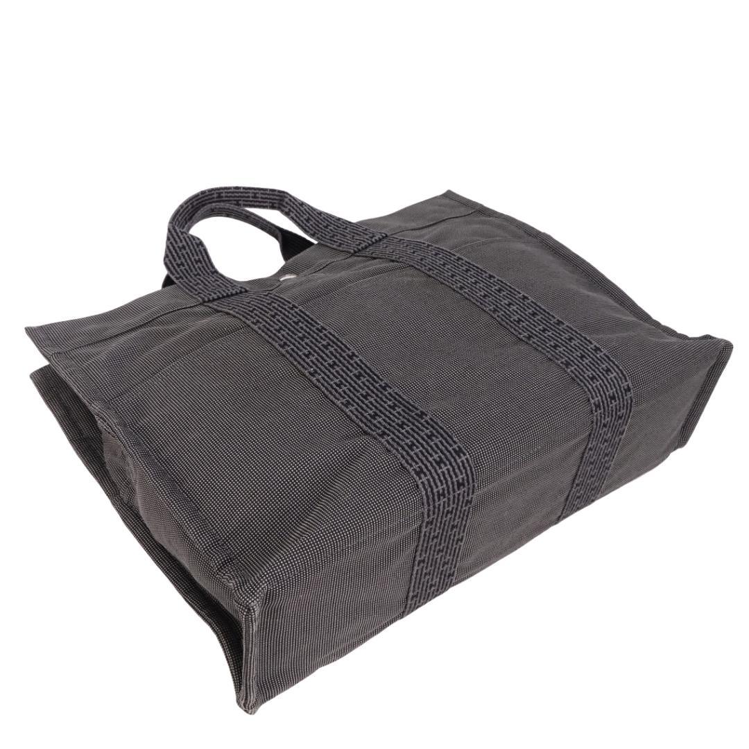 本物 良品 ■エルメス■エールライン MM カデナ付 ハンドバッグ トートバッグ