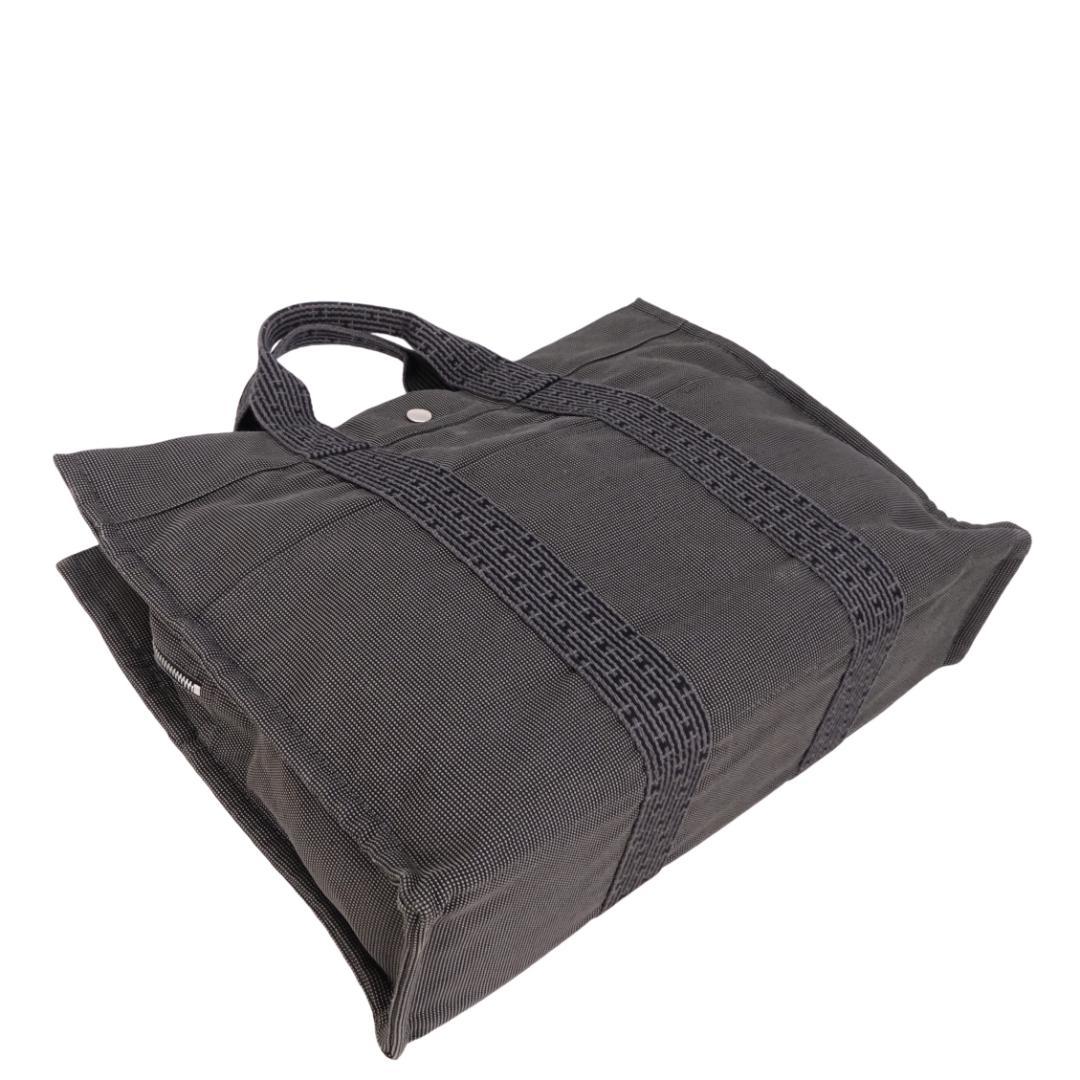 本物 良品 ■エルメス■エールライン MM カデナ付 ハンドバッグ トートバッグ