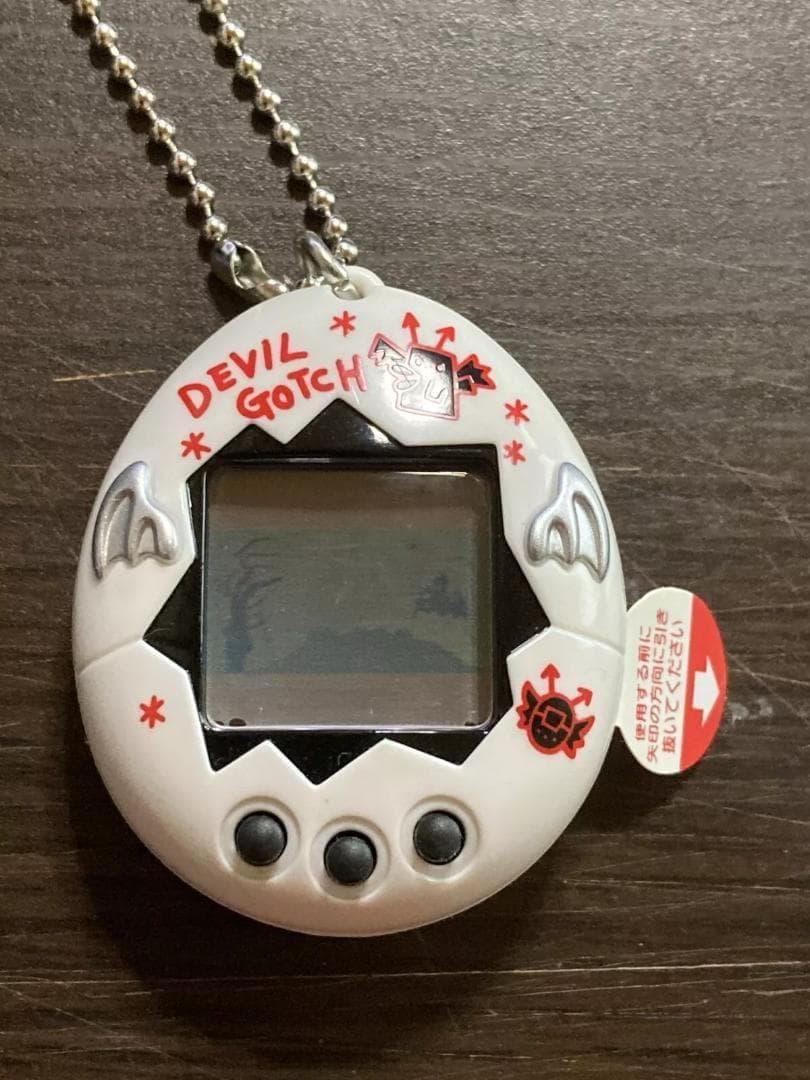 【開封品美品】デビルっちのたまごっち　ホワイト　動作未確認　SHB83