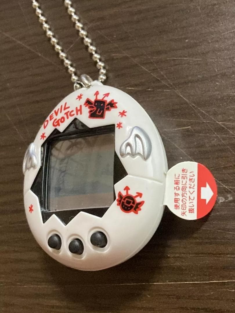 【開封品美品】デビルっちのたまごっち　ホワイト　動作未確認　SHB83