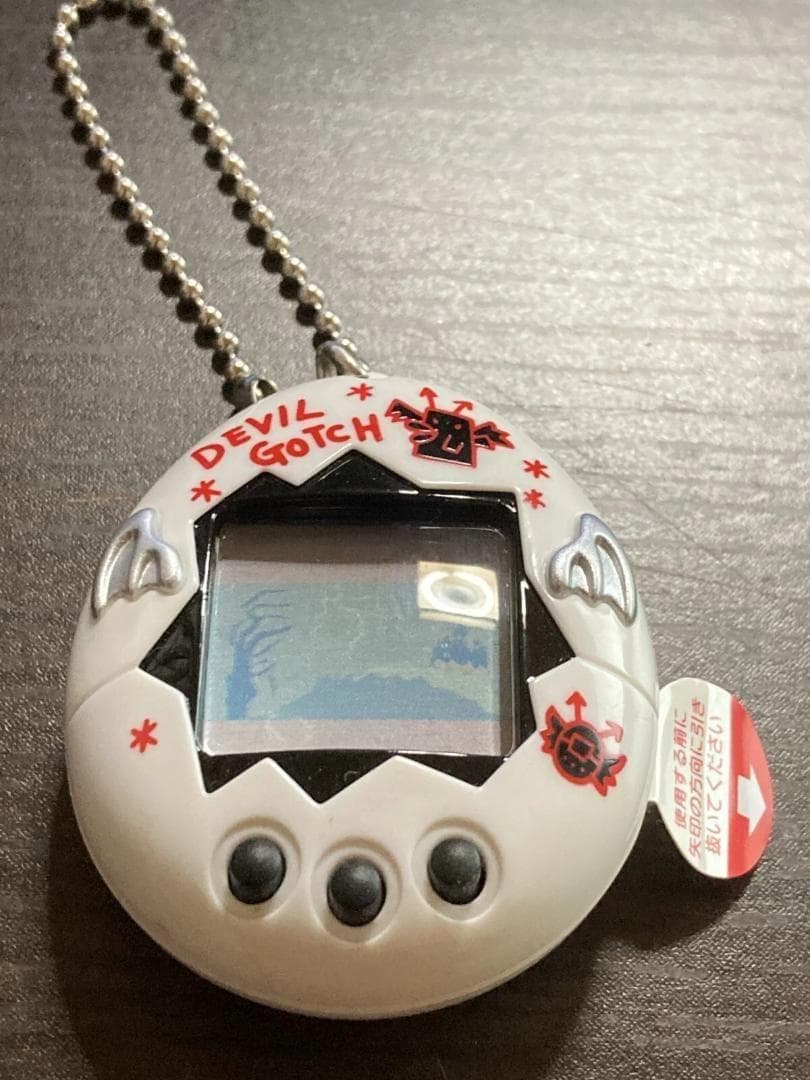 【開封品美品】デビルっちのたまごっち　ホワイト　動作未確認　SHB83