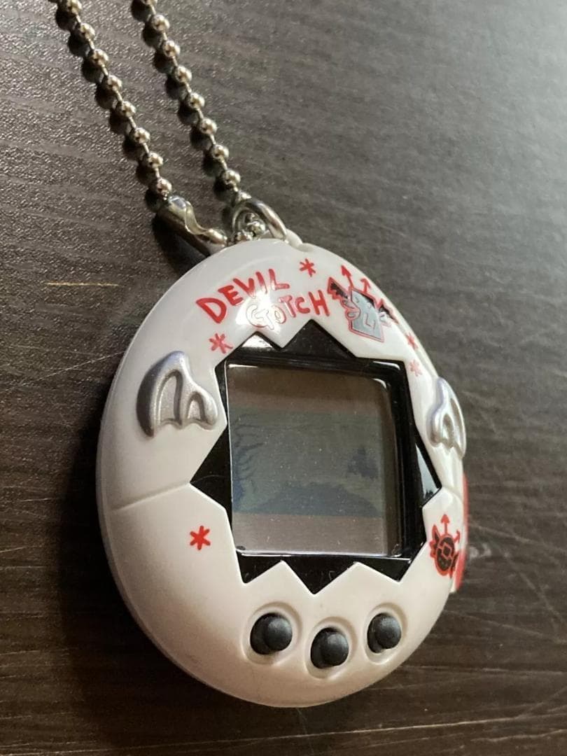 【開封品美品】デビルっちのたまごっち　ホワイト　動作未確認　SHB83