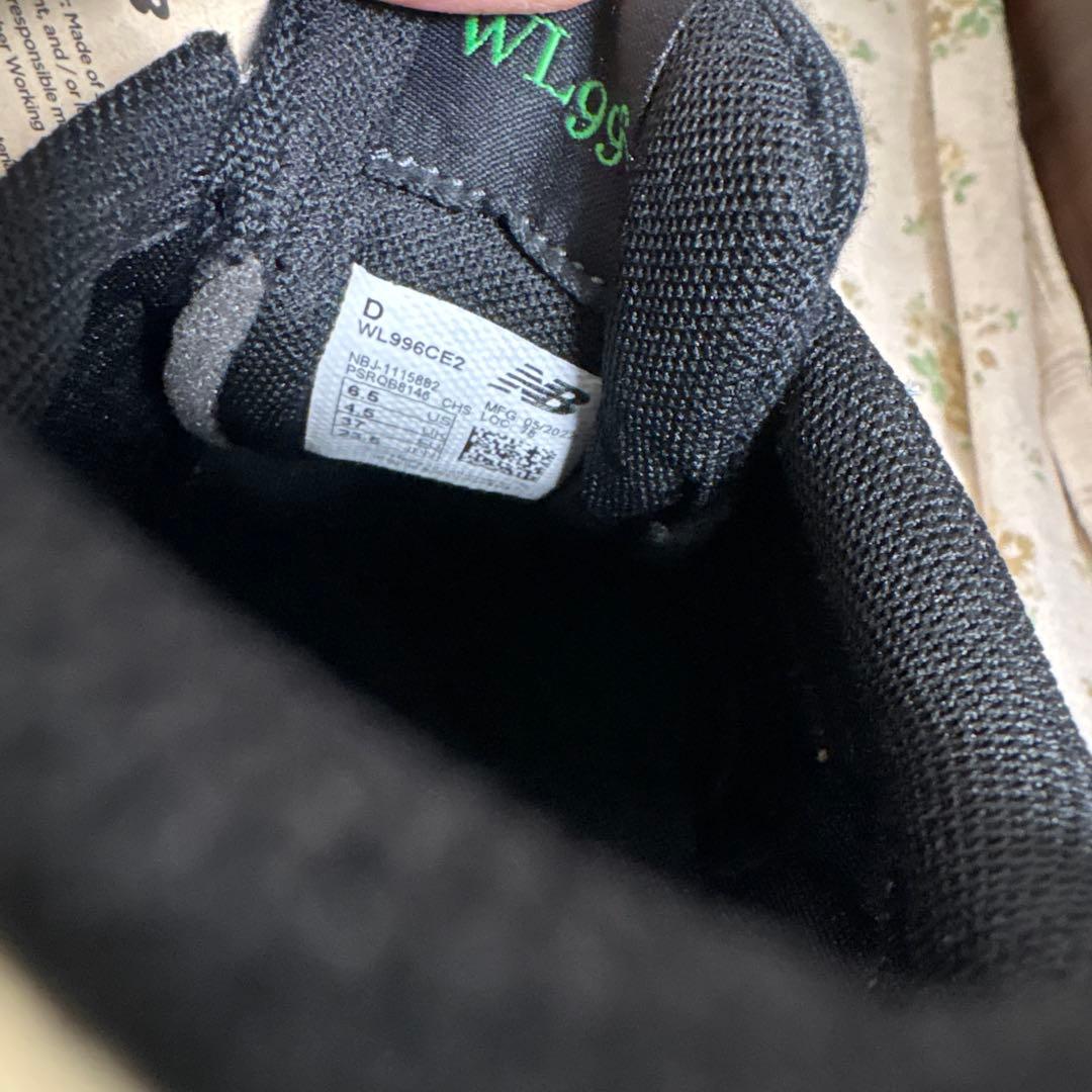 新品未使用 ニューバランス 23.5 WL996CE2 スニーカー ブラック