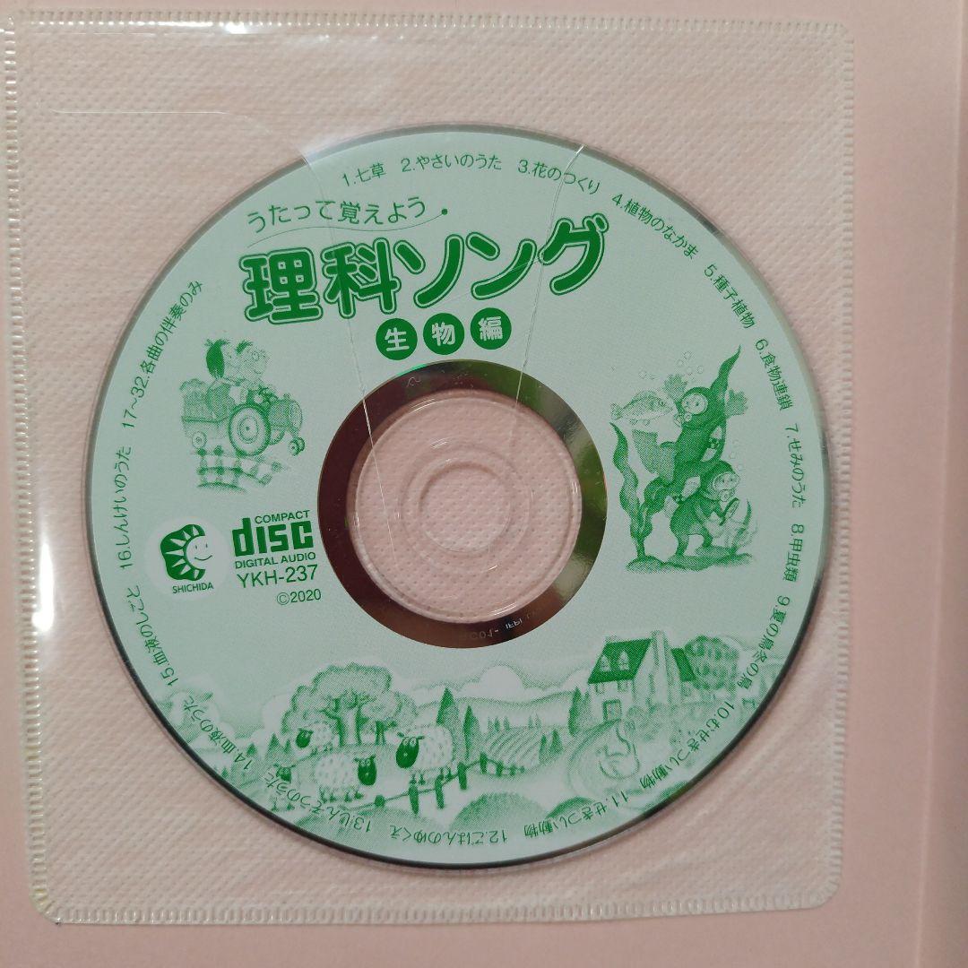 七田式 しちだ 理科ソング 社会科ソング セット CD付き