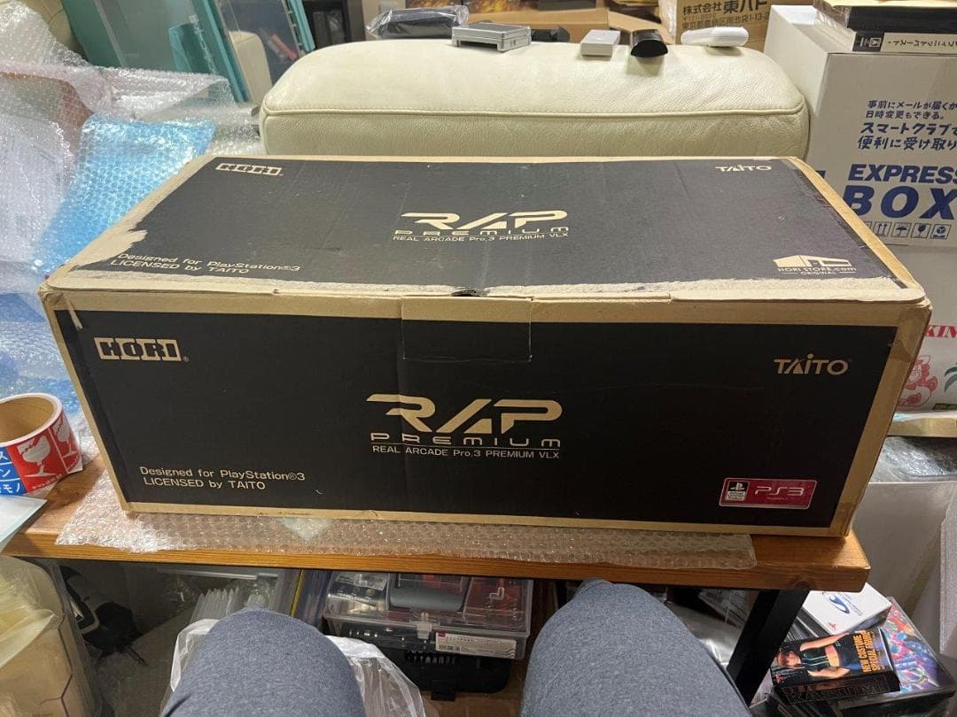 PS3 アーケードスティック RAP3プレミアム VLX HP3-61 箱痛（中