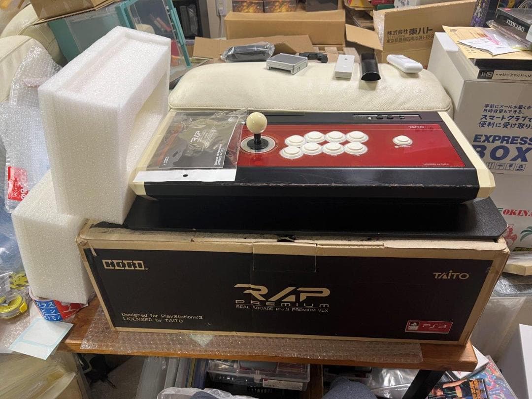 PS3 アーケードスティック RAP3プレミアム VLX HP3-61 箱痛（中