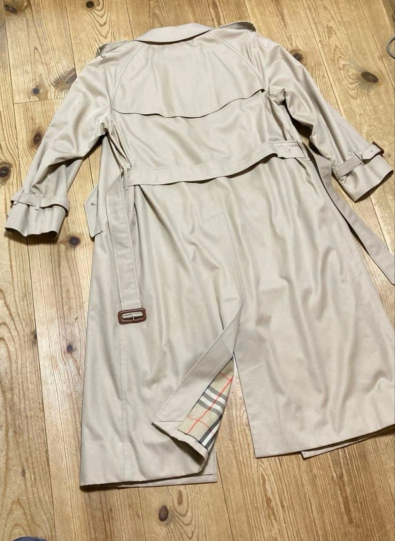 美品　バーバリー　トレンチコート　ノバチェック　ベルト付き　L〜LL