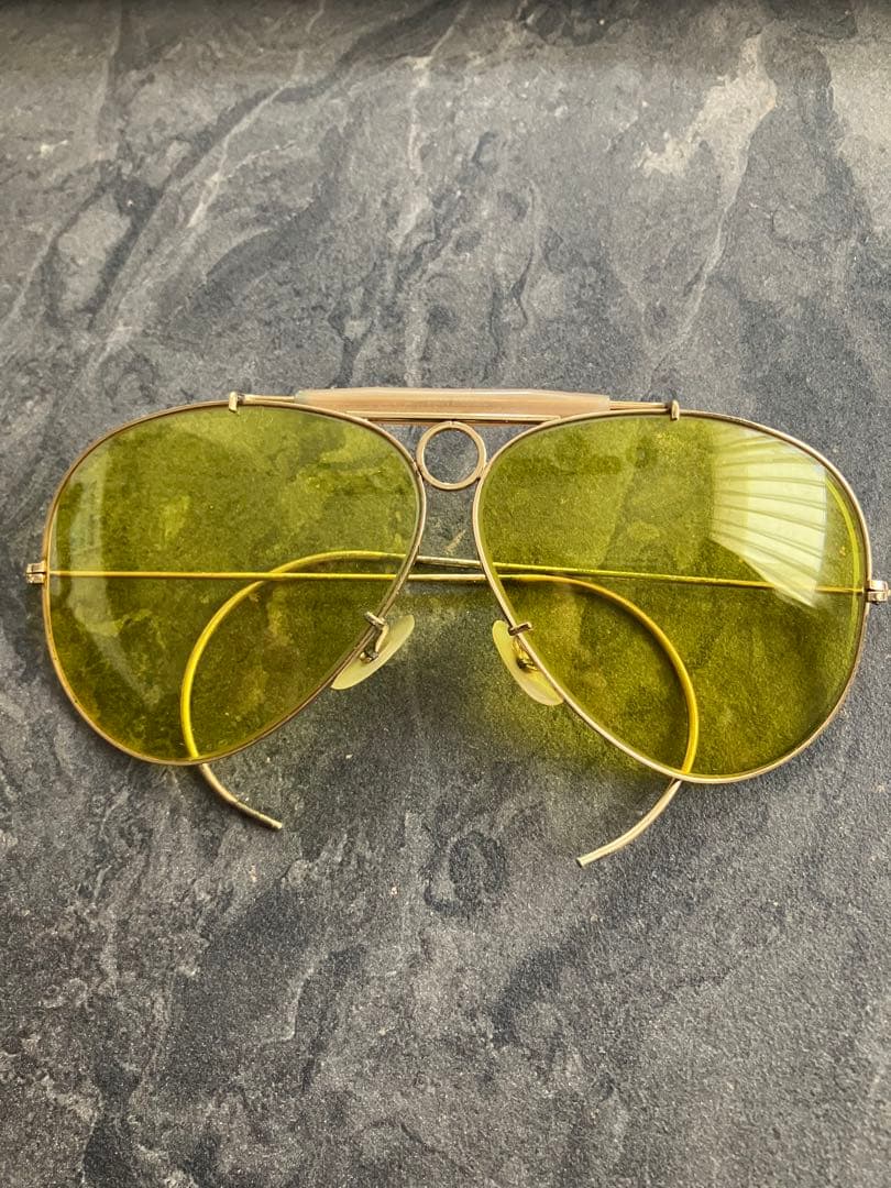 Ray Ban ヴィンテージ　サングラス　ボシュロム　シューター　イエロー