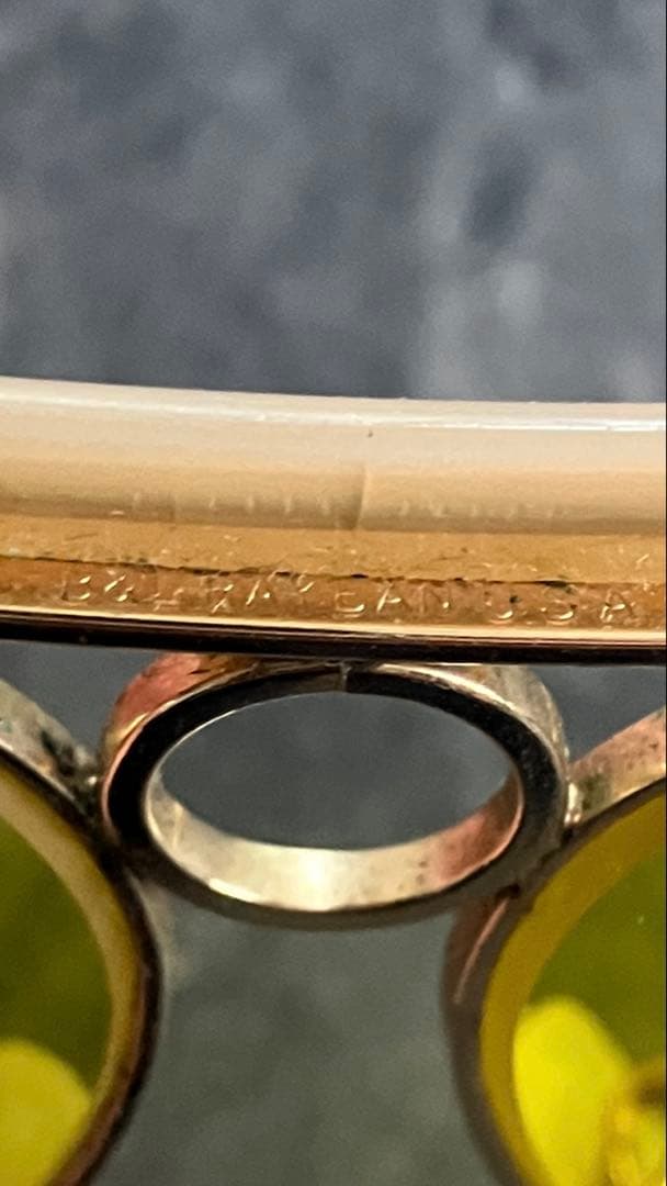 Ray Ban ヴィンテージ　サングラス　ボシュロム　シューター　イエロー