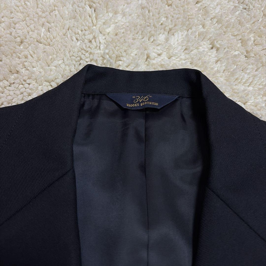 【極美品】ブルックスブラザーズ 346 紺ブレ 金ボタン 3ボタン 段返し 3B