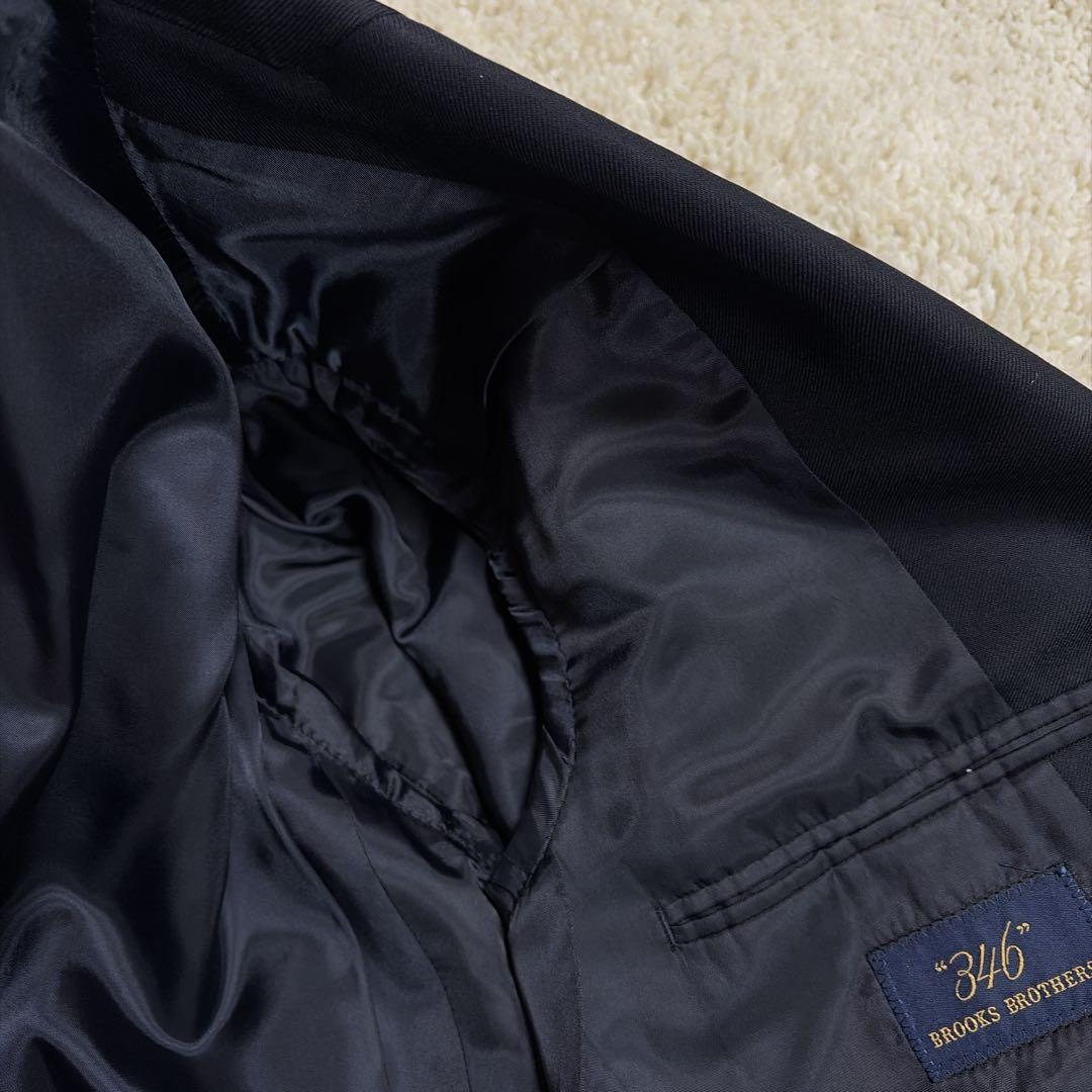 【極美品】ブルックスブラザーズ 346 紺ブレ 金ボタン 3ボタン 段返し 3B