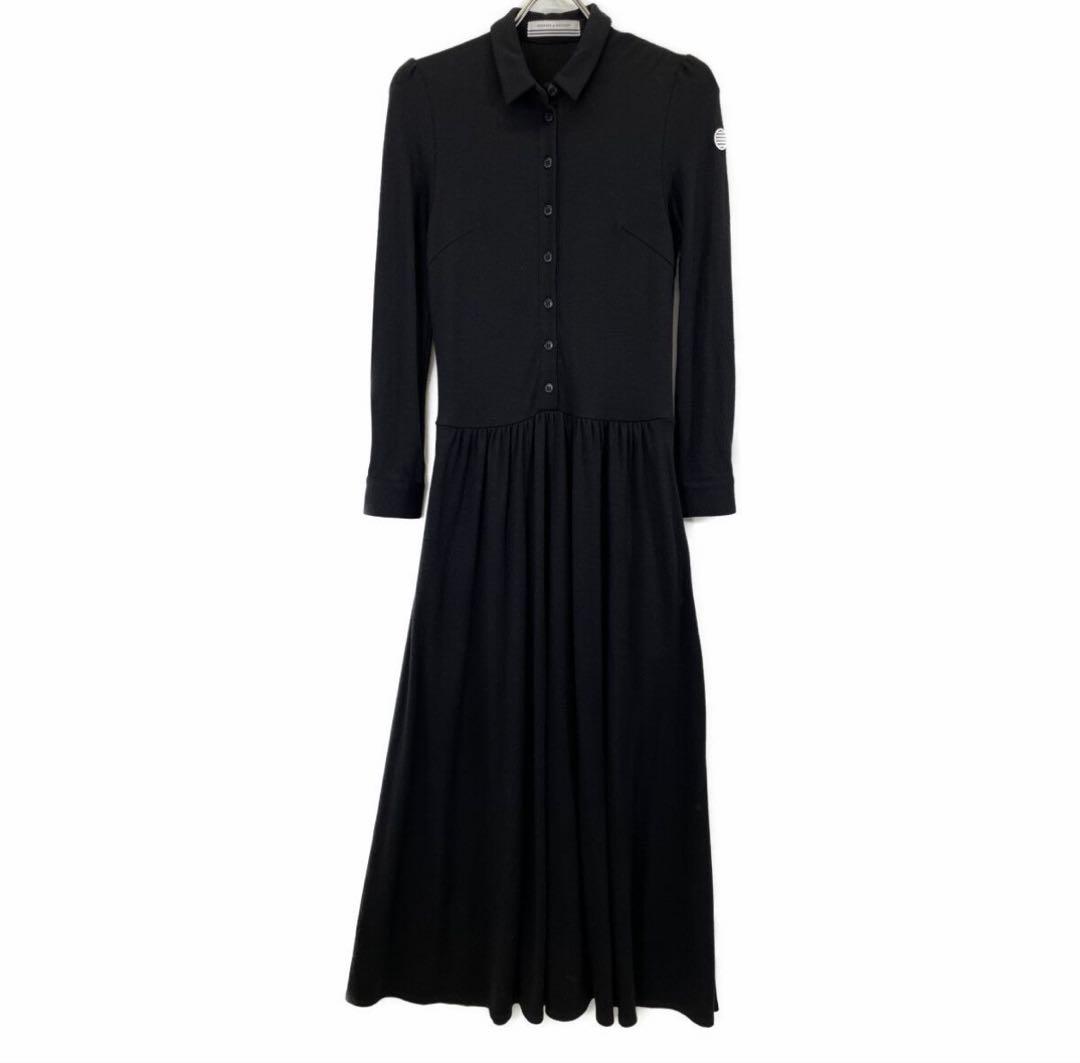 BORDERS at BALCONY ブラック ワンピース 38