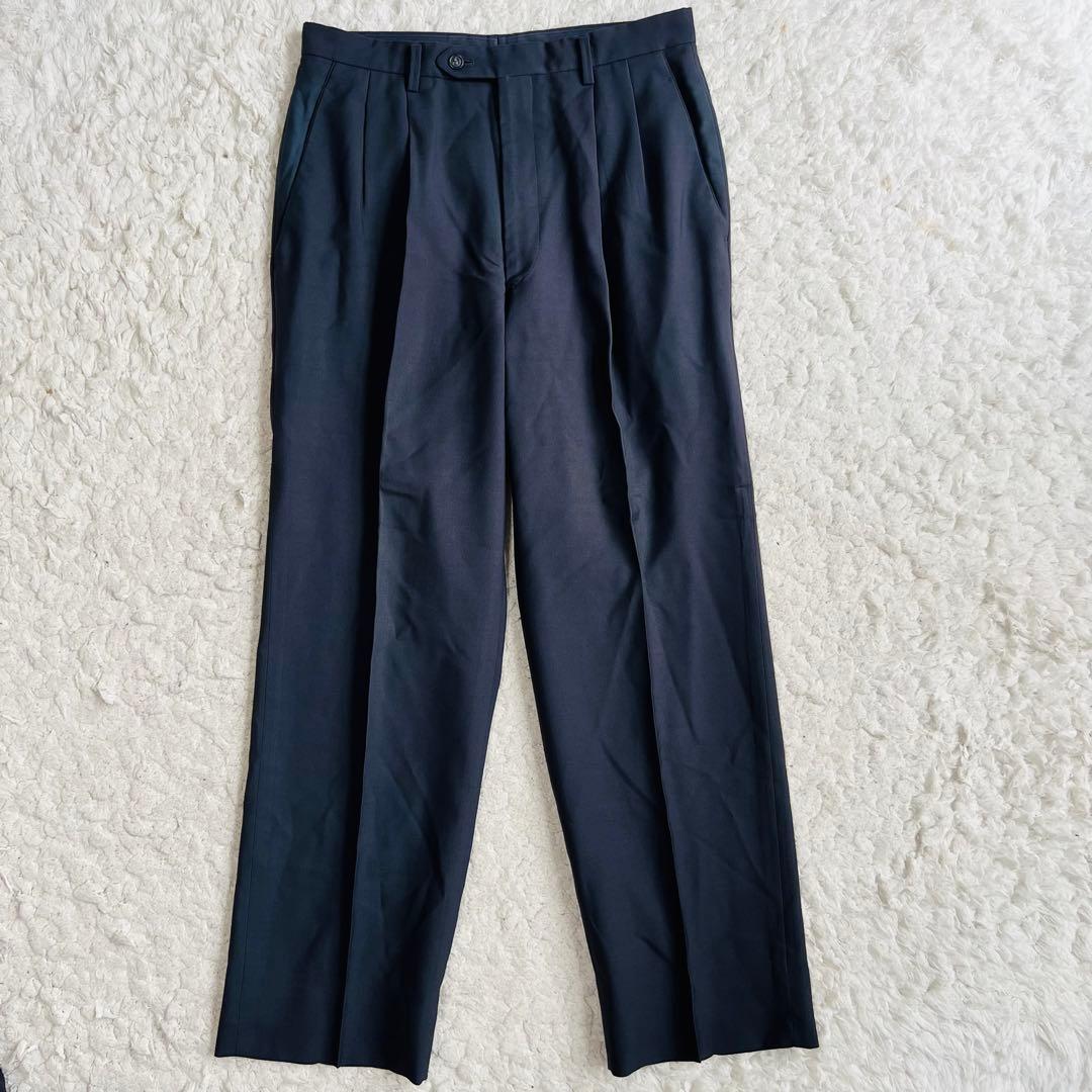 極美品✨イッセイミヤケ　セットアップスーツLチャコールグレー　スーツカバー付