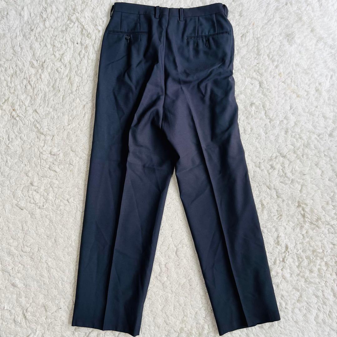 極美品✨イッセイミヤケ　セットアップスーツLチャコールグレー　スーツカバー付