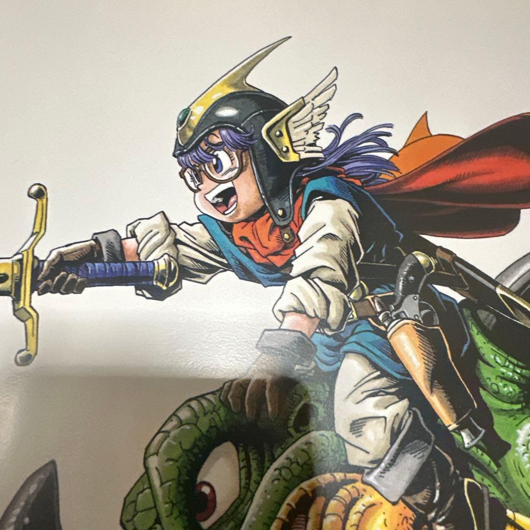 最終値下げ　アラレちゃん　複製原画　鳥山明　エキシビジョン　ドクタースランプ