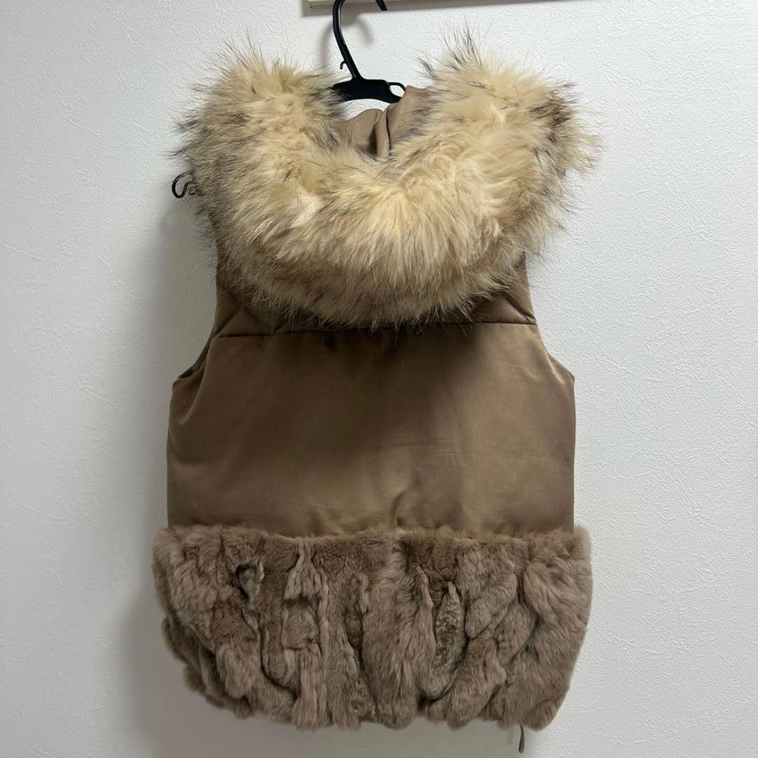 Diagramベージュダウンベスト