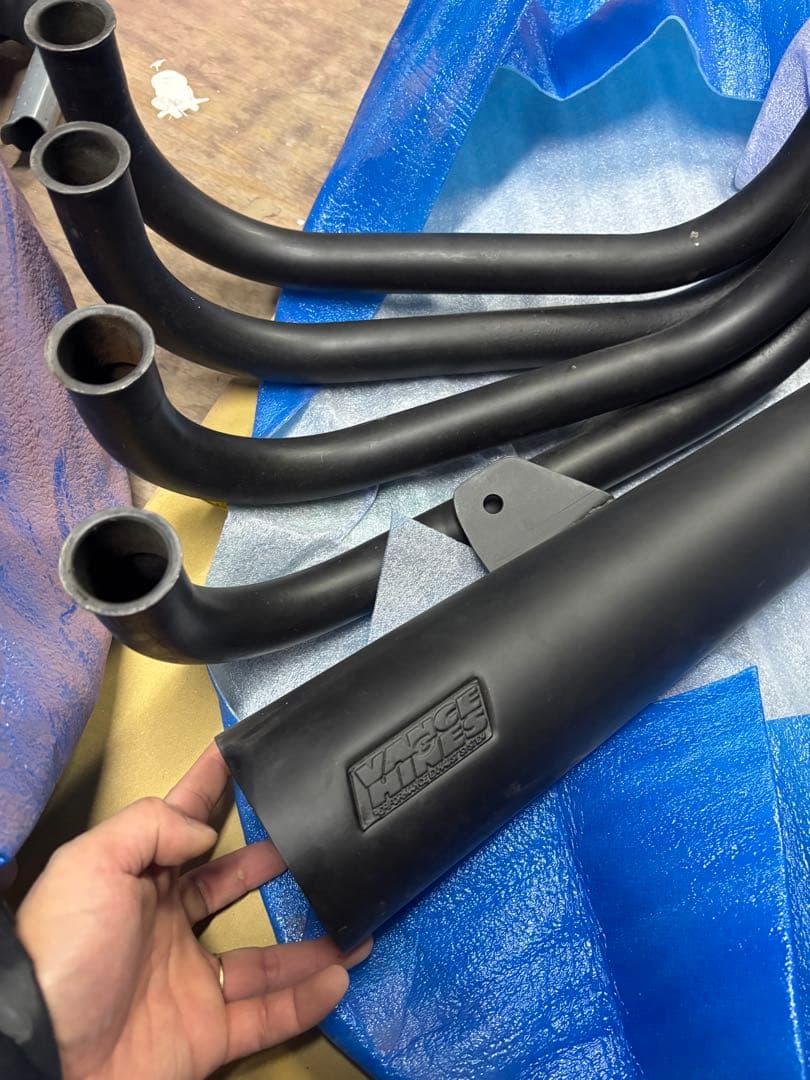 Vance & Hines マフラー 耐熱塗料マットブラック