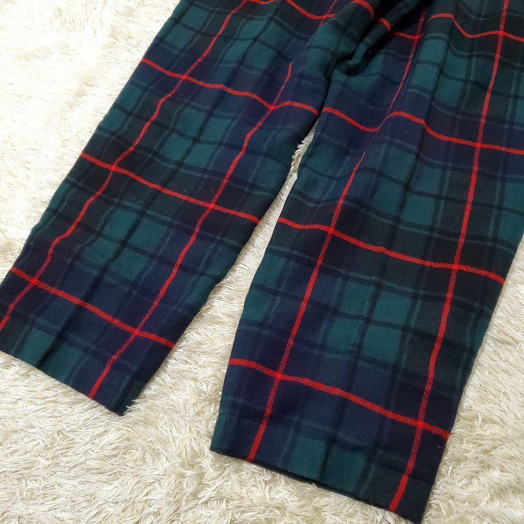 美品✨トリココムデギャルソン　チェックパンツ　7連　金ボタン　山本様