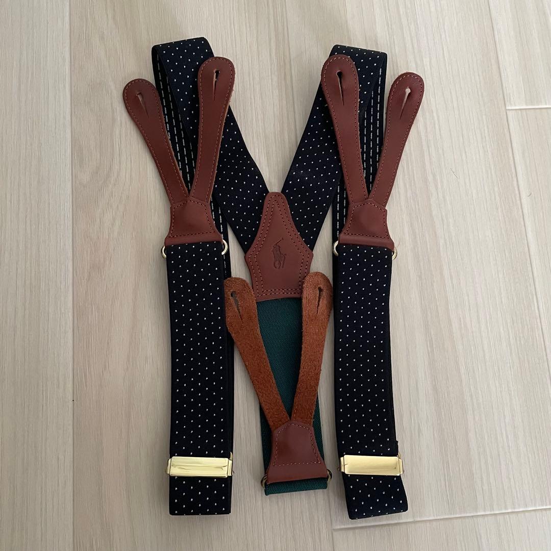 Polo Ralph Lauren サスペンダーヴィンテージ Y型 ボタン式