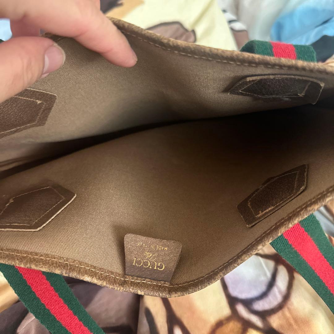 GUCCI Plus グレー トートバッグ