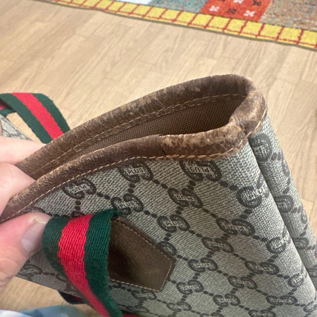 GUCCI Plus グレー トートバッグ