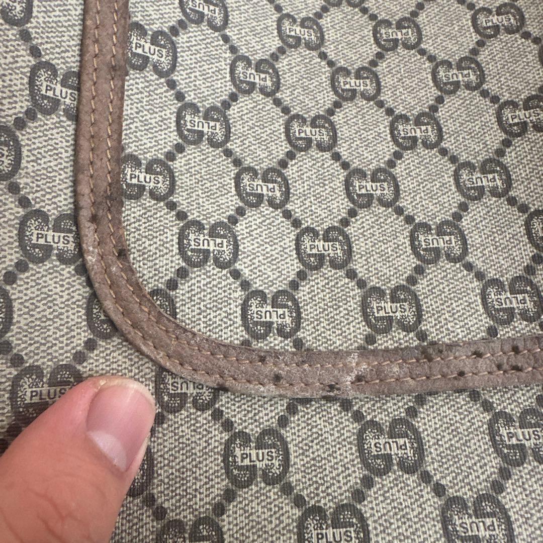 GUCCI Plus グレー トートバッグ
