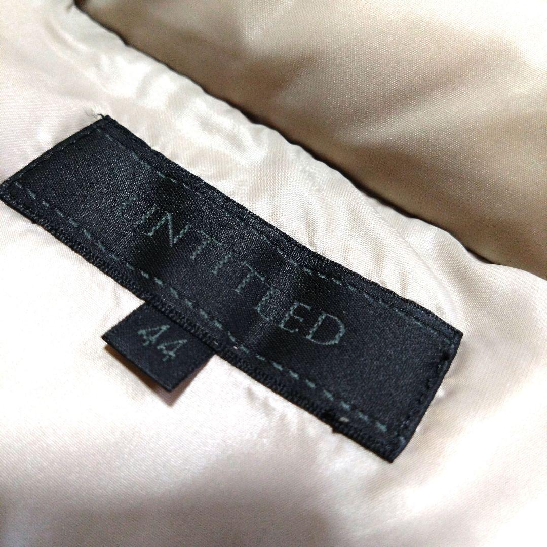 『美品』ファーベージュダウンベスト　ダウン80フェザー20　ラクーン　2Way