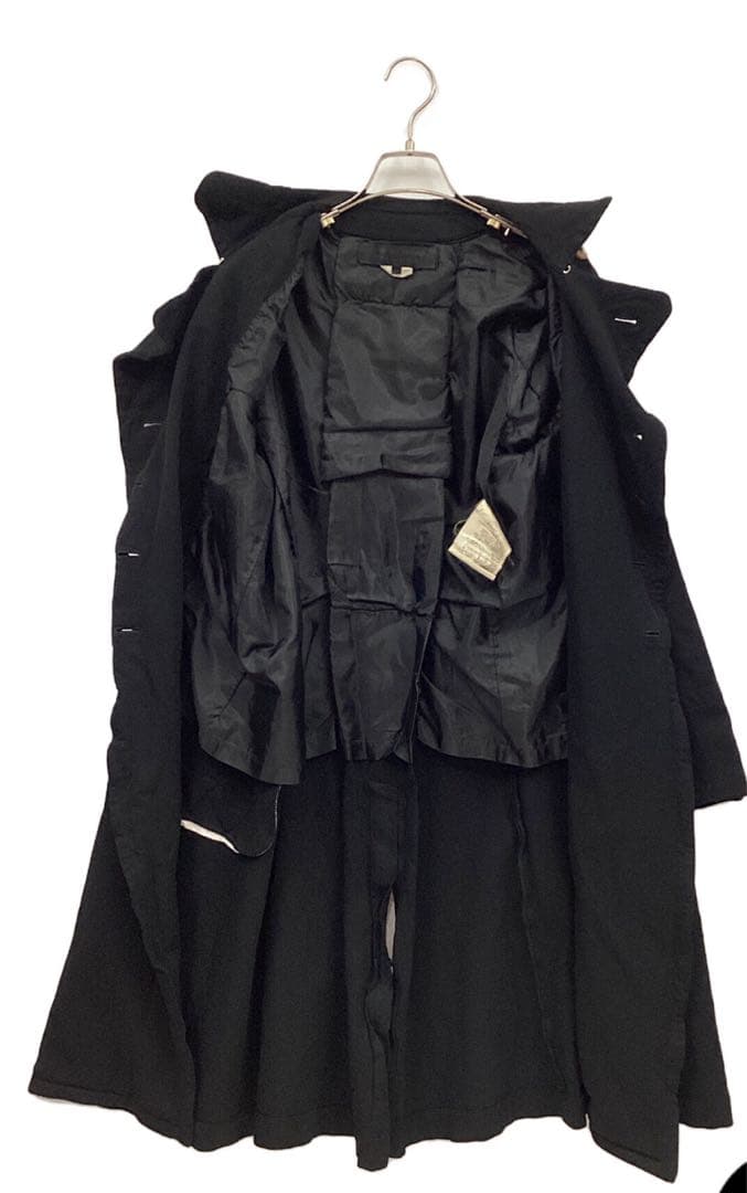 ん2012 コムデギャルソンロングコートポリ縮絨