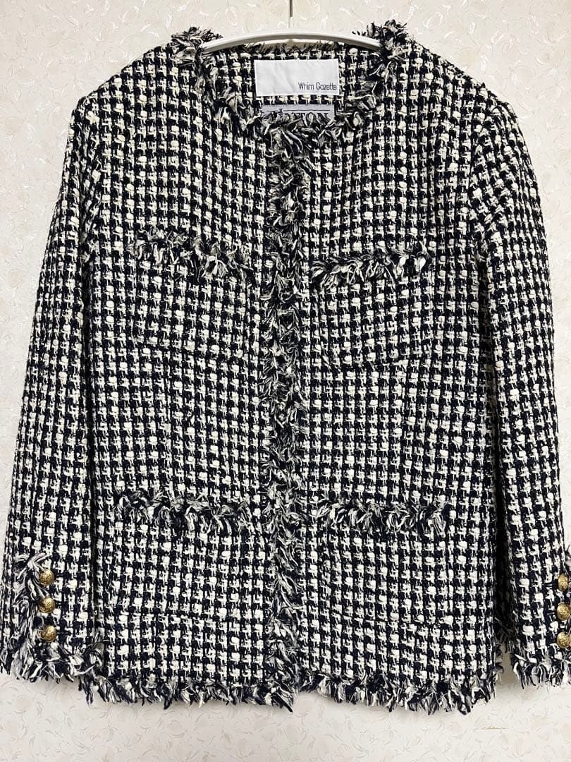 whimgazett ウィムガゼット　リントン　ツイードジャケット