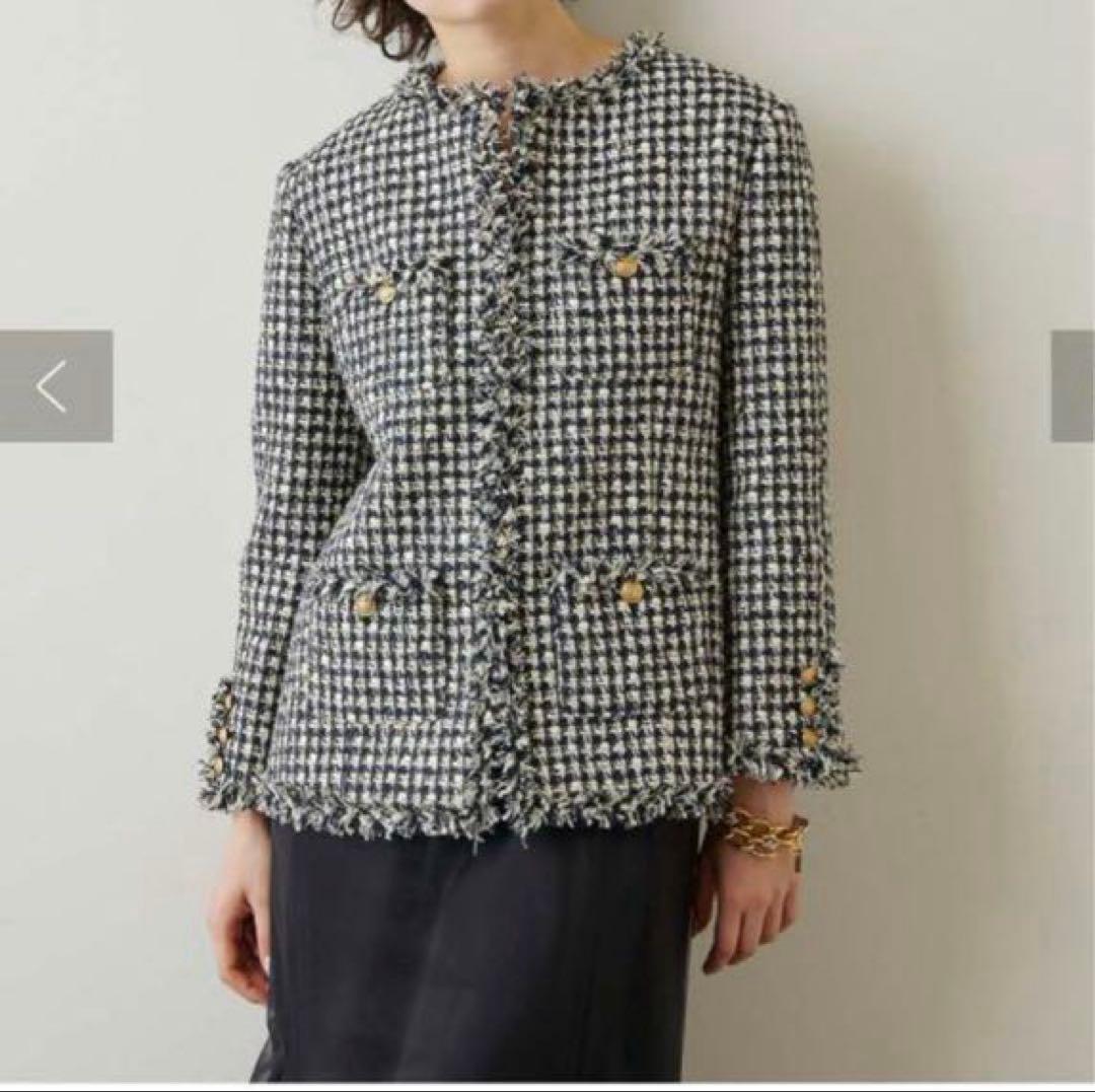 whimgazett ウィムガゼット　リントン　ツイードジャケット