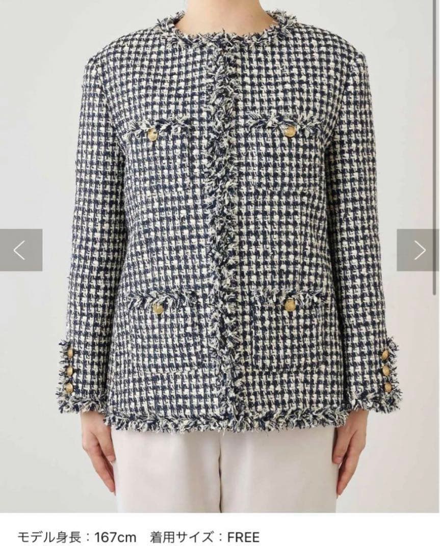 whimgazett ウィムガゼット　リントン　ツイードジャケット