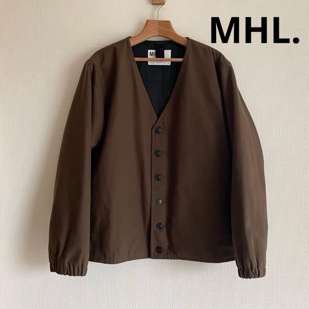 MHL. エムエイチエル （マーガレットハウエル）　ノーカラー中綿ジャケット　L
