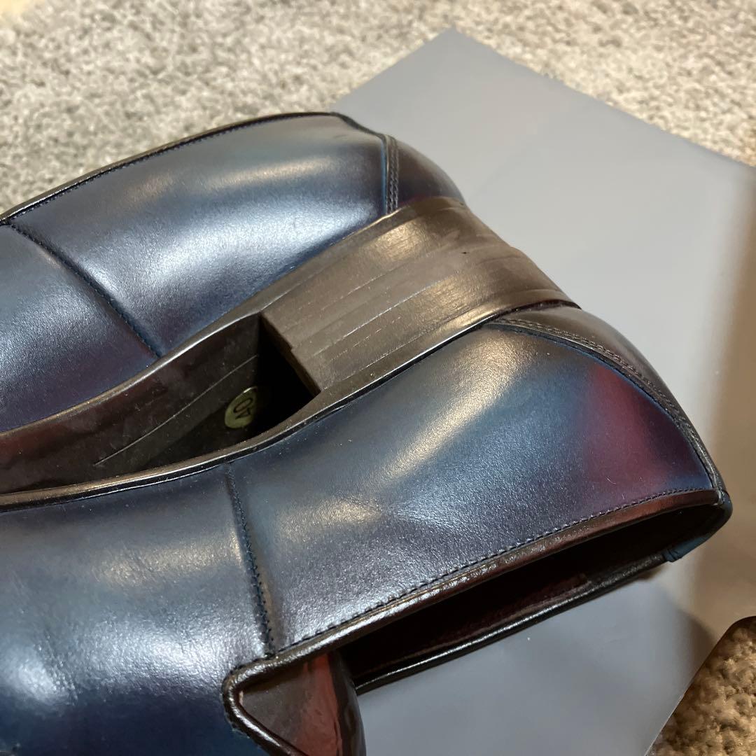 Queen Classico 紺色ビジネスシューズ40