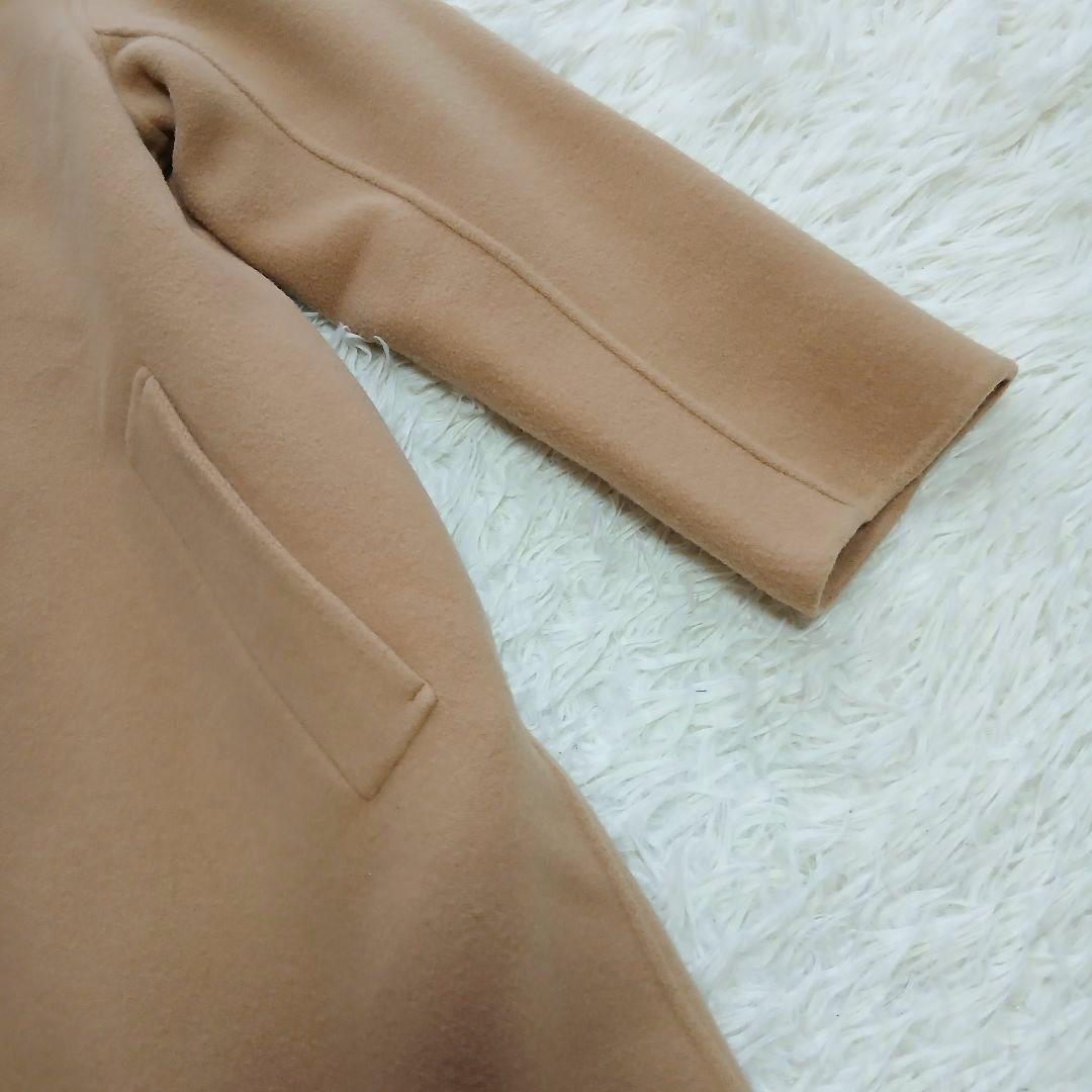 【23区】22AW【蛯原友里さん着用】ウールリバー ロングコートキャメル