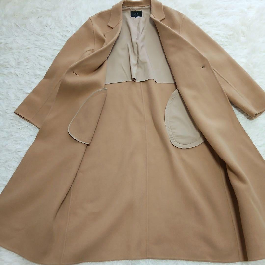 【23区】22AW【蛯原友里さん着用】ウールリバー ロングコートキャメル