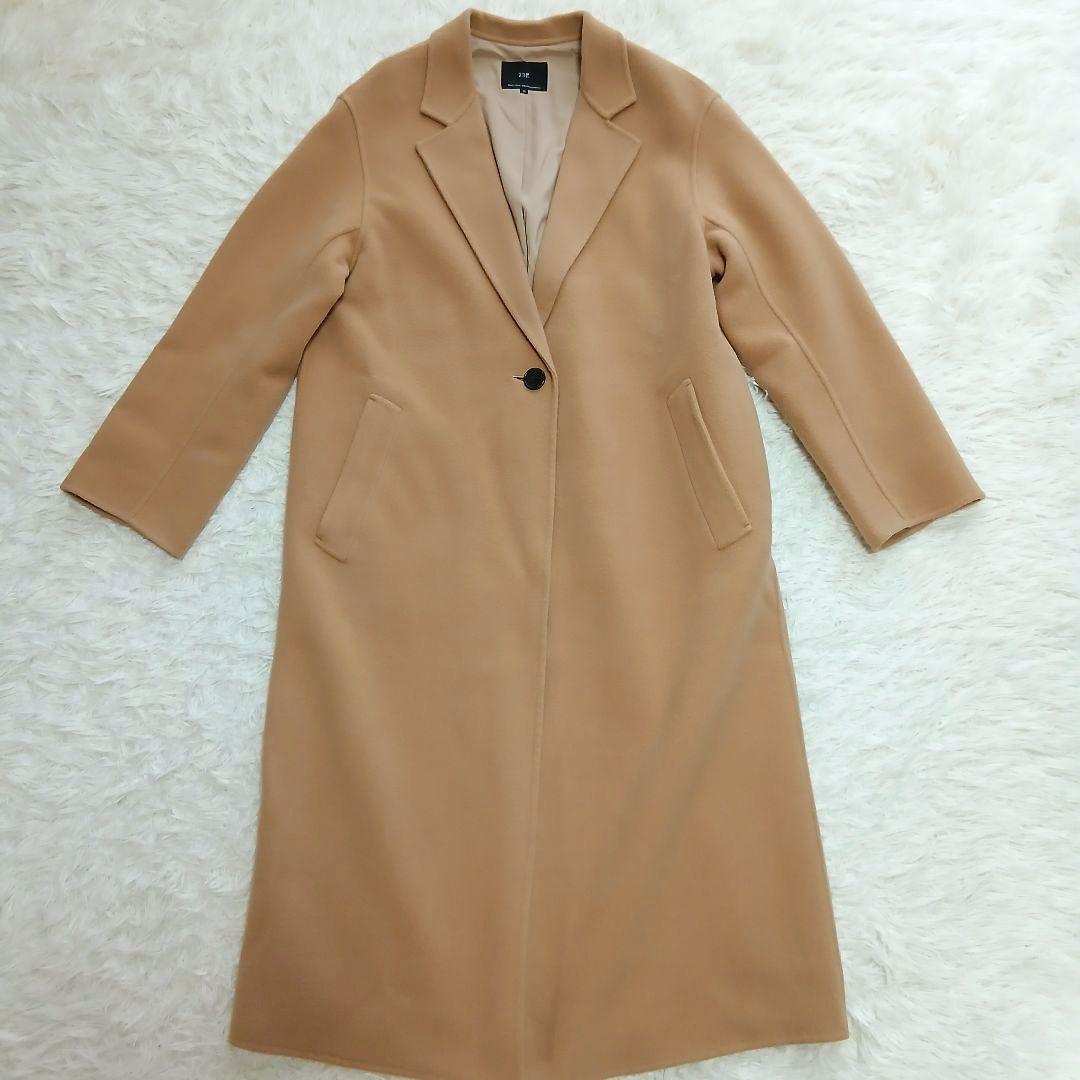 【23区】22AW【蛯原友里さん着用】ウールリバー ロングコートキャメル