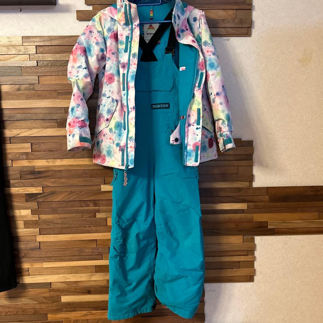 週末値下げ　スキーウェア　上下セット　120 130 バートン