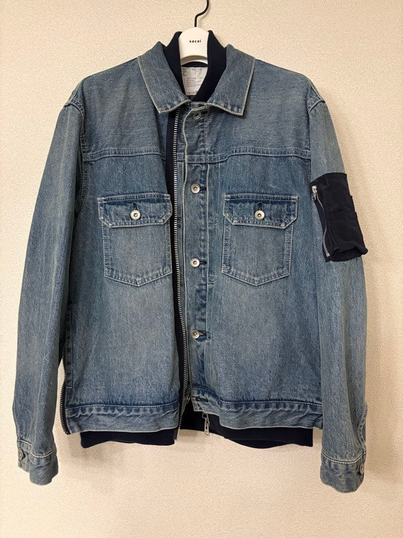 SACAI＜サカイ＞ コンビネーション デニムジャケット