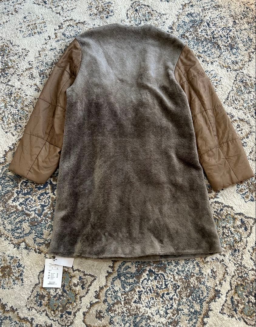 定価3.7万 TOMORROWLAND MACPHEE プードルノーカラーコート