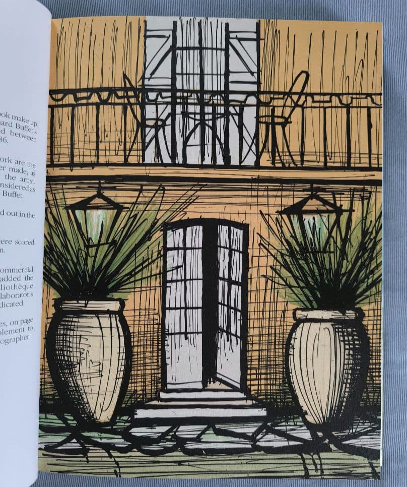 ビュフェ リトグラフ 3枚付き画集