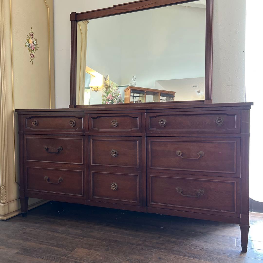 k408r120 ドレクセル 日本製 トライユン ミラーチェスト/サイドボード