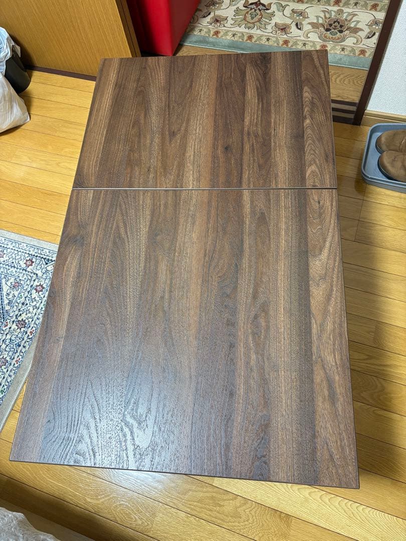 センターテーブル　昇降式テーブル　ダイニングテーブル　収納付き　デスク　ニトリ