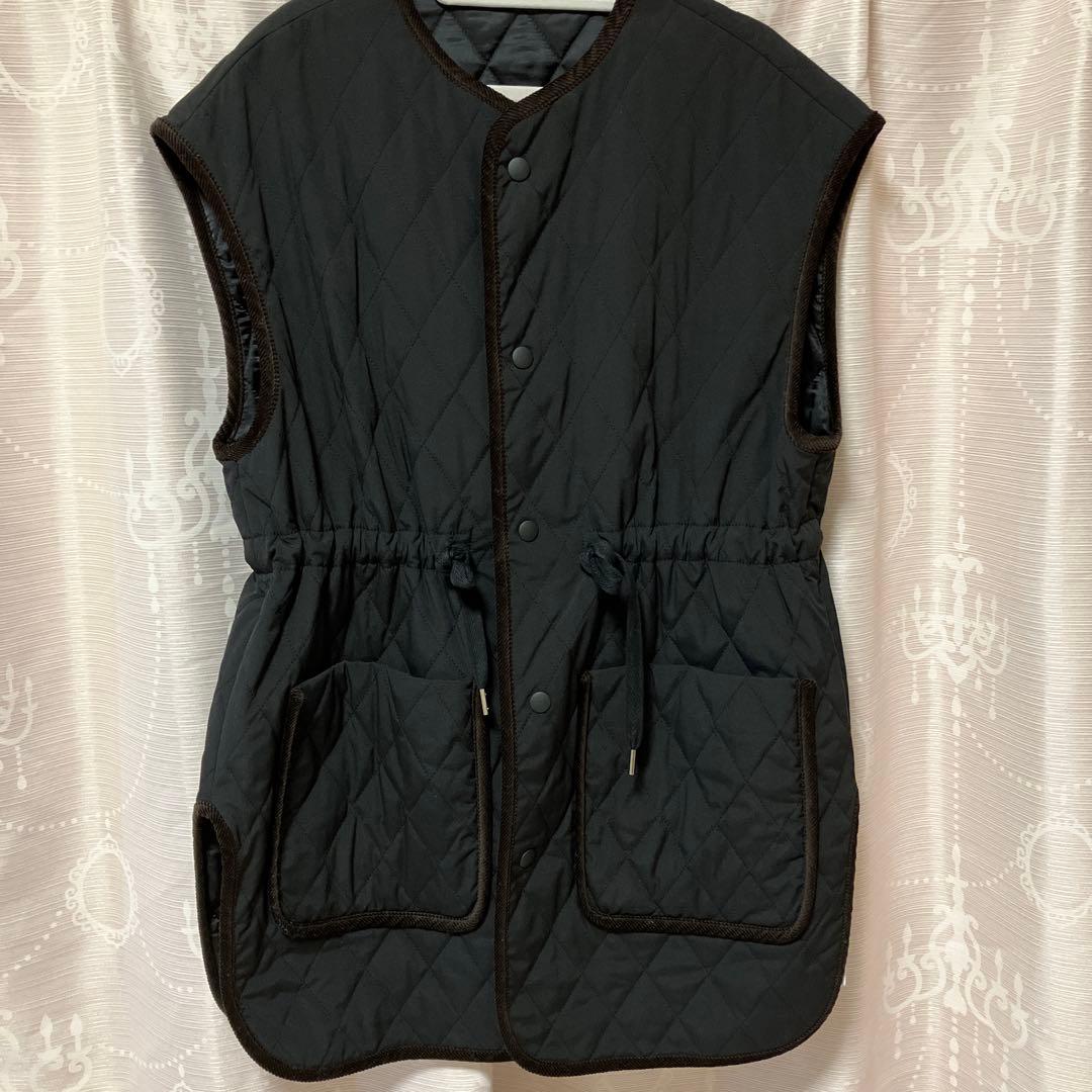 Tomorrowland MACPHEE キルティング クルーネックジレ