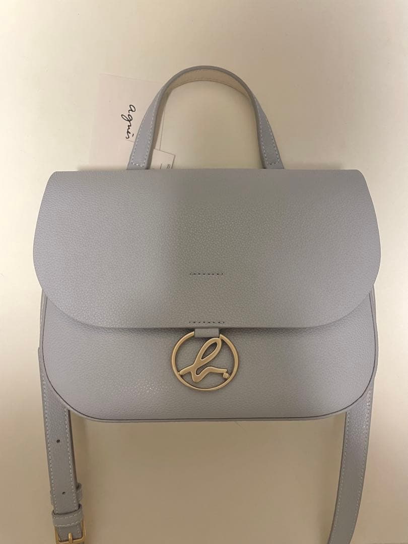 agnes b. アニエスベー　ショルダーバッグ　ボヤージュ　ブルー　水色