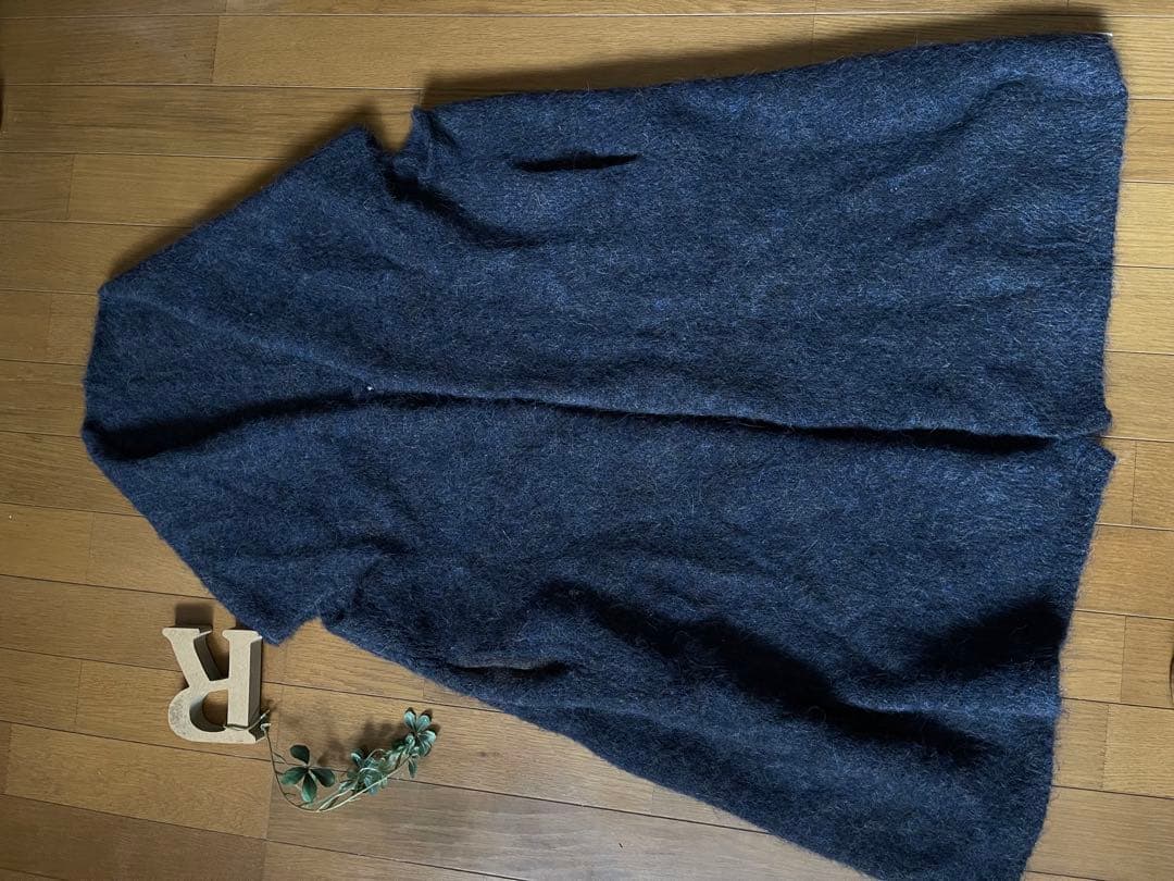 極美品 カタログ掲載 あったか アルパカ ポンチョ 45rpm