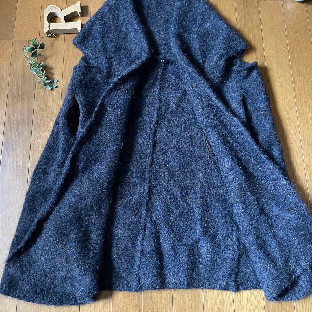 極美品 カタログ掲載 あったか アルパカ ポンチョ 45rpm