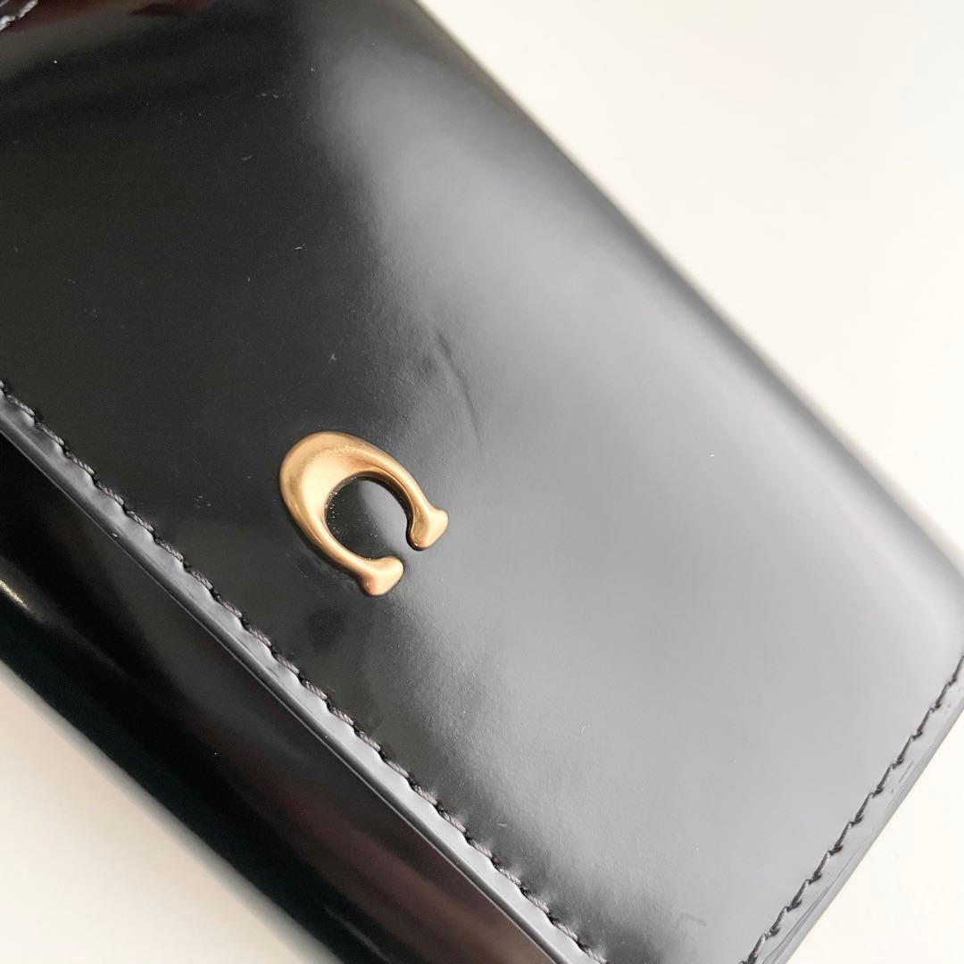 コーチ COACH エッセンシャル カードケース チャーム レザー 新品