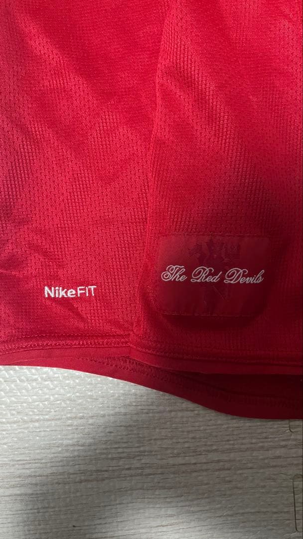 【希少品】マンチェスターユナイテッド2007〜2009年版長袖ユニフォーム　L