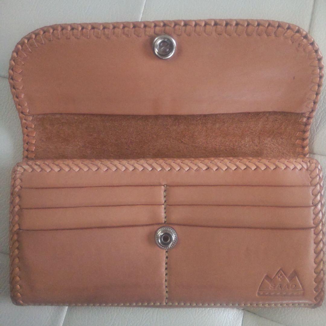 SAAD・ターコイズ925コンチョ サドルレザーウォレット（カスタム）