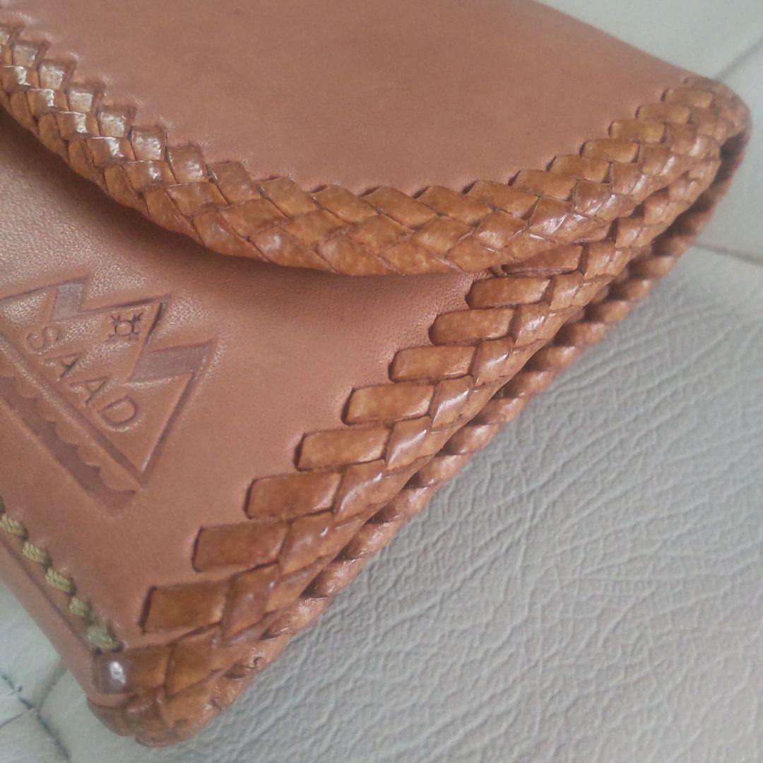 SAAD・ターコイズ925コンチョ サドルレザーウォレット（カスタム）